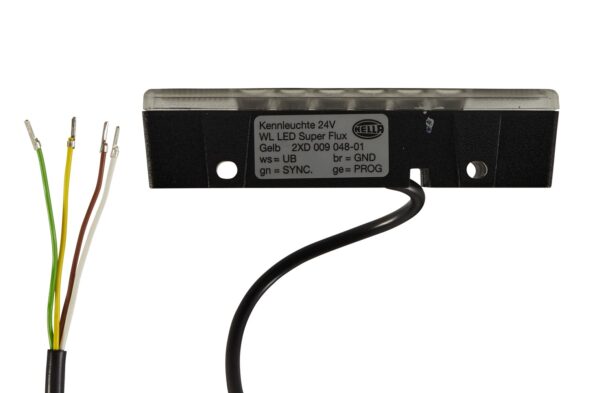 LED-Strobe-type Beacon - WL-LED - 24V - yellow (amber) (image 5)