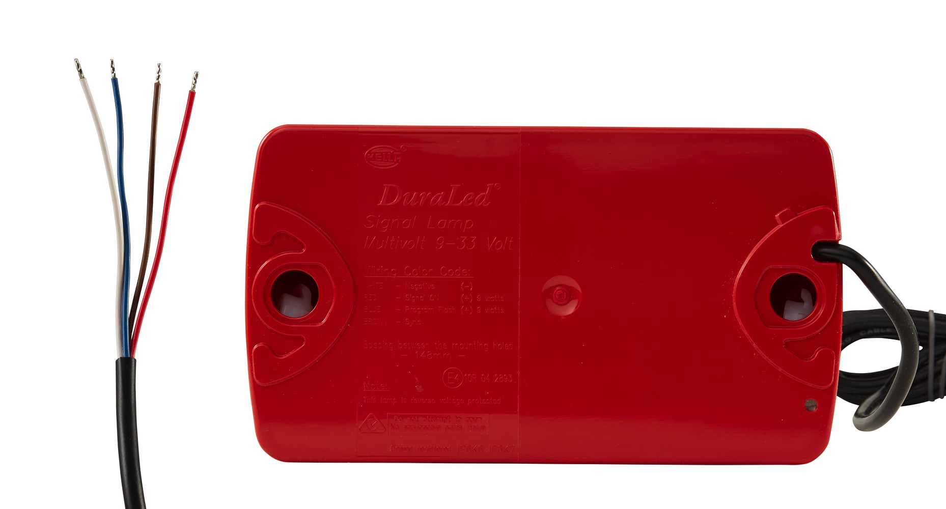 LED-Strobe-type Beacon - Multi F Duraled - 12/24V - Red - Image 5