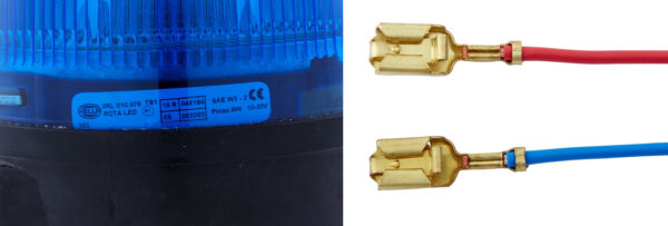 LED-Rotating Beacon - RotaLED - 12/24V - Blue (image 4)
