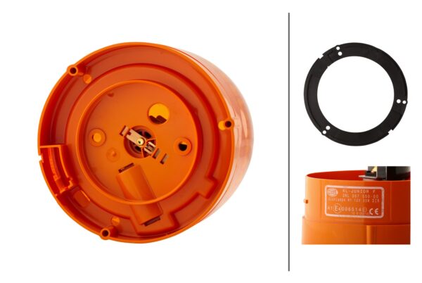 Halogen-Rotating Beacon - KL Junior - 12V - yellow (amber) (image 6)