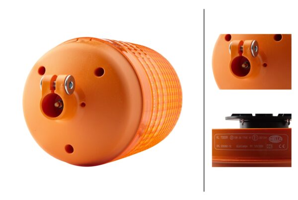 Halogen-Rotating Beacon - KL 7000 - 12V - yellow (amber) (image 6)