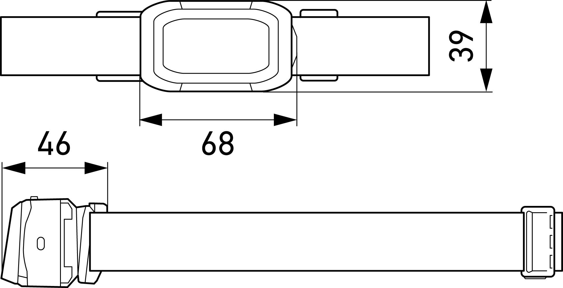 LED-Hand lamp UHL500