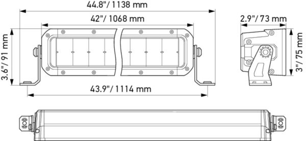 LED-Spotlight - Black Magic Tough Lightbar 40" - 12/24V - 9720lm (image 3)