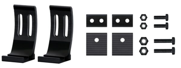 Holder Set, additional headlight - Black Magic Tough Double row Lightbar