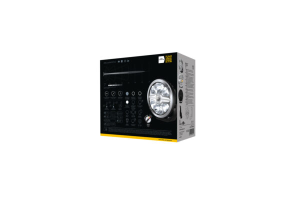 LED-Spotlight - Blade Chrom 7" - 12/24V - white/yellow (amber) - 1800lm (image 3)