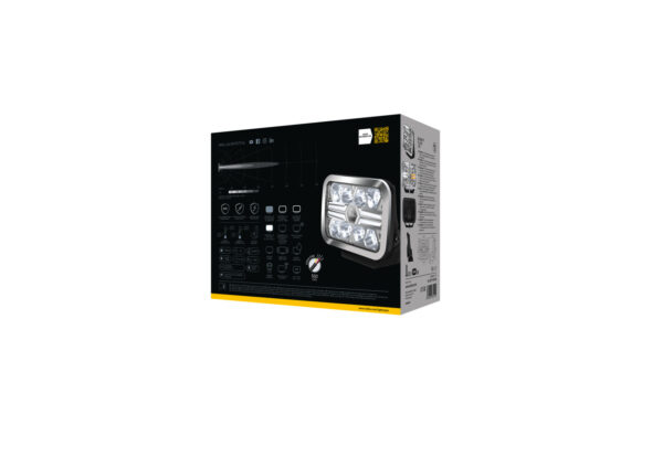 LED-Spotlight - Blade Chrome RE 9" - 12/24V - white/yellow (amber) - 2600lm (image 4)