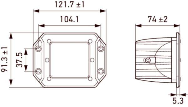 LED-Worklight - 12/30V