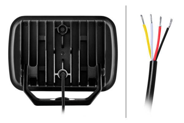 LED-Spotlight - Blade Black RE 9" - 12/24V - white/yellow (amber) - 2600lm (image 5)
