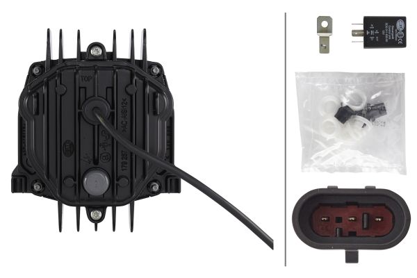 LED/DE-Headlight - 90mm Performance Bi-LED L70 - 12V - Image 6