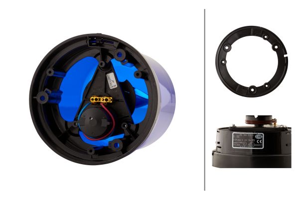 Halogen-Rotating Beacon - KL 700 - 24V - Blue - Image 7