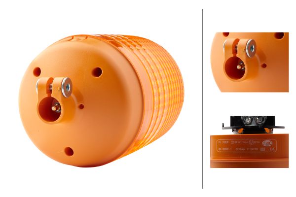 Halogen-Rotating Beacon - KL 7000 - 24V - yellow (amber) - Image 7