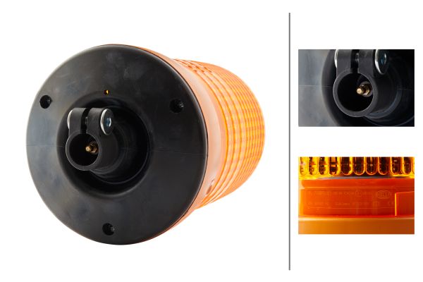 Halogen-Rotating Beacon - KL 7000 - 12V - yellow (amber) - Image 6