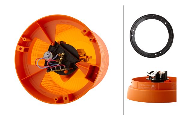 Halogen-Rotating Beacon - KL 8000 - 24V - yellow (amber) - Image 6