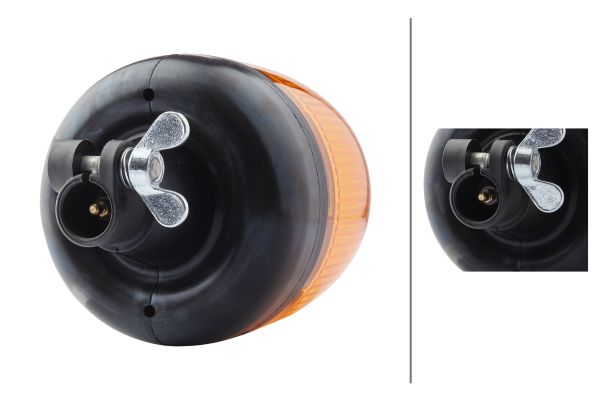 Halogen-Rotating Beacon - Rota Compact - 12V - yellow (amber) - Image 6