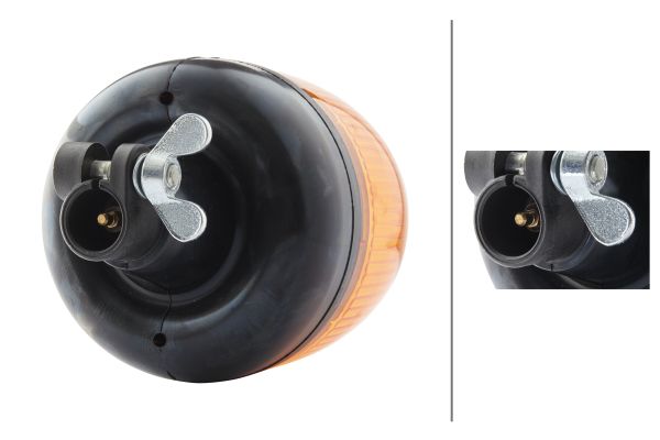 Halogen-Rotating Beacon - Rota Compact - 24V - yellow (amber) - Image 5