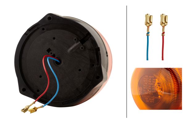 LED-Rotating Beacon - RotaLED - 12/24V - yellow (amber) - Image 7