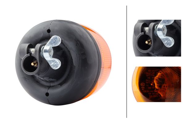 LED-Rotating Beacon - RotaLED - 12/24V - yellow (amber) - Image 8