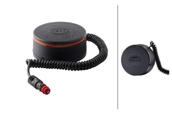 LED-Rotating Beacon - K-LED Rebelution - 12/24V - yellow (amber) - Image 4