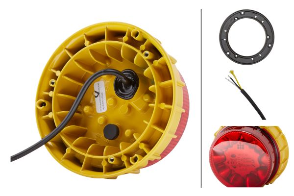 LED-Strobe-type Beacon - K-LED Mining - 12/24V - Red - Image 8