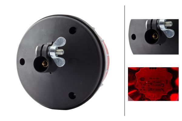 LED-Strobe-type Beacon - K-LED 2.0 R - 12/24V - Red - Image 6