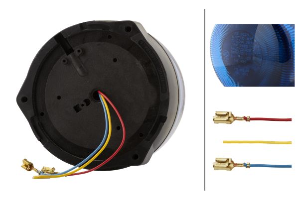 LED-Strobe-type Beacon - RotaLED - 12/24V - Blue - Image 7