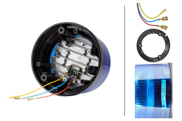 LED-Strobe-type Beacon - KL 7000 - 12/24V - Blue - Image 8