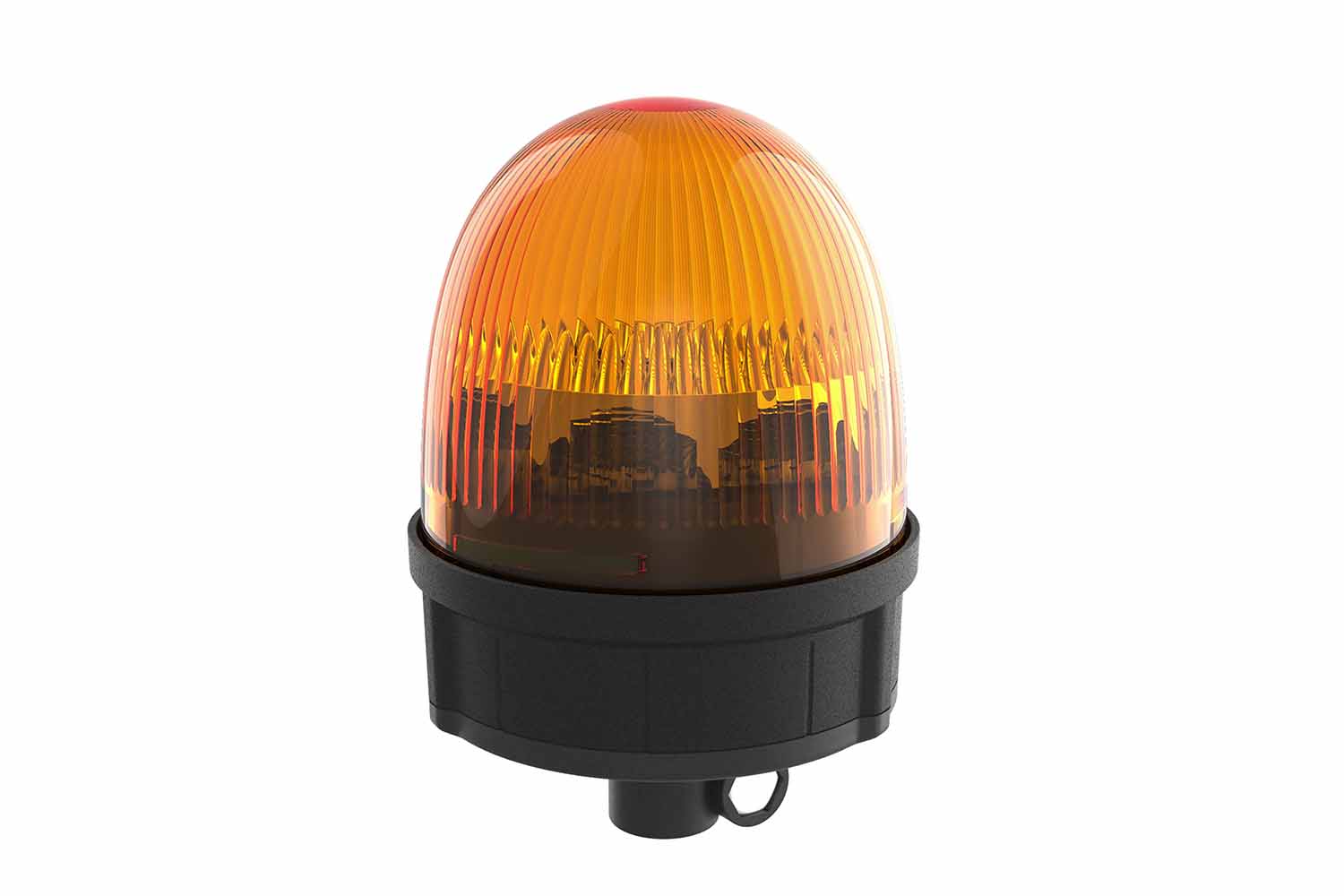 LED-Strobe-type Beacon RotaFlash Compact LED - 12/24V - yellow (amber)
