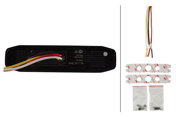 LED-Strobe-type Beacon - BST-Slim - 12/24V - White - Image 6