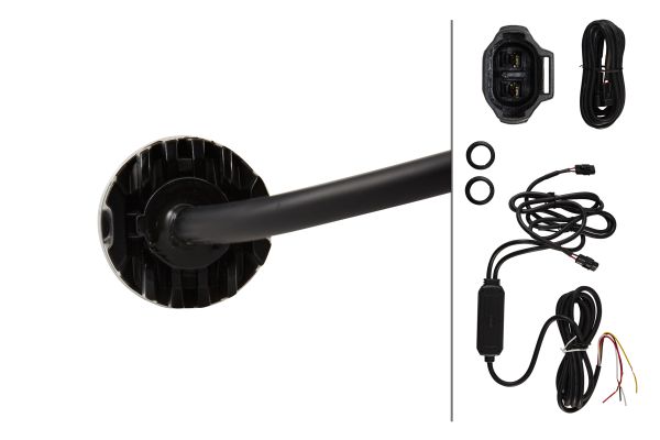 LED-Strobe-type Beacon - BST-Round - 12/24V - White - Image 6