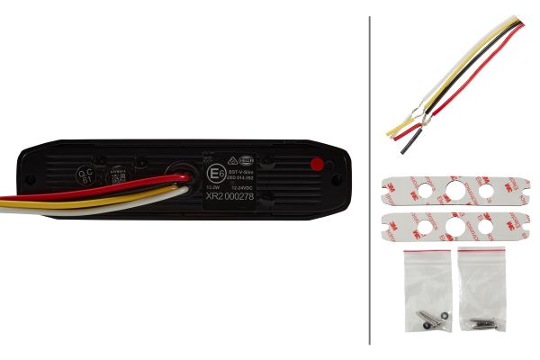 LED-Strobe-type Beacon - BST-Slim - 12/24V - Red - Image 7