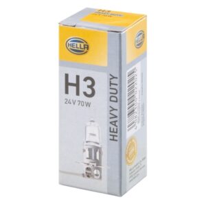 Halogen-Bulb - H3 - Heavy Duty - 24V - 70W - Quantity: 1