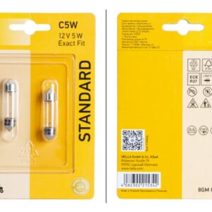 Bulb - C5W - Standard - 12V - 5W - Quantity: 2