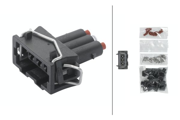 Plug Housing - 3-pin connector - Quantity: 20 - Image 3