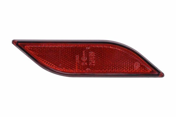 Reflector - Shapeline Style - Lens Colour: Red - rectangular - Glued/mounting