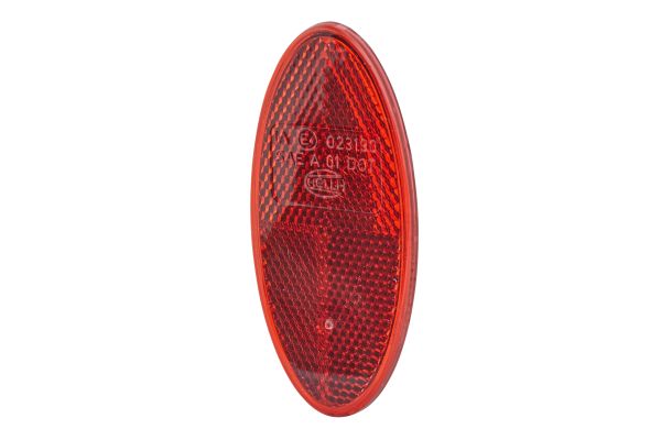 Reflector - Lens Colour: Red - oval - Glued/mounting - Image 6
