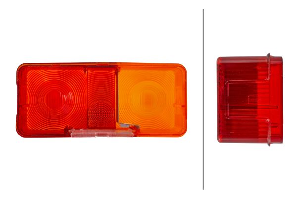 Lens, tail light assembly - left - for e.g. John Deere - Image 5