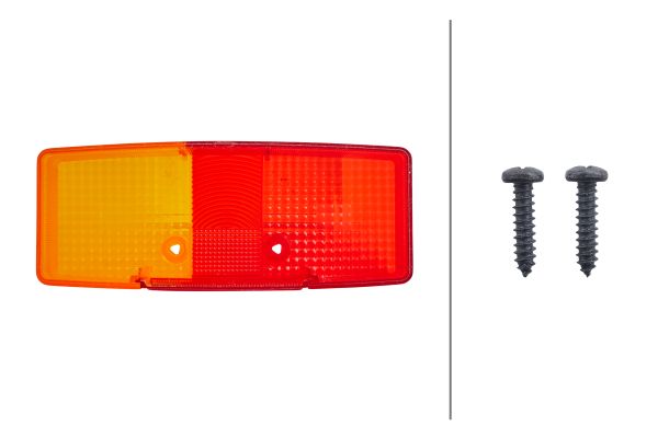 Lens, tail light assembly - Halogen - right - for e.g. Fendt - Image 7