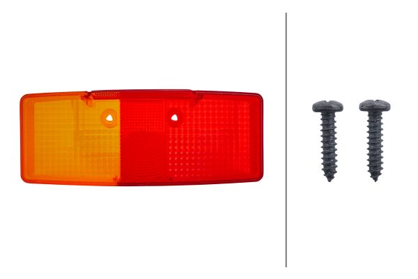 Lens, tail light assembly - Halogen - right - for e.g. DEUTZ-FAHR - Image 6