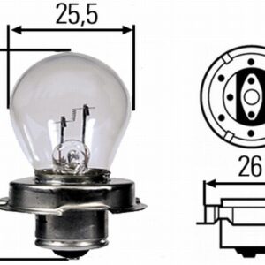 Halogen-Bulb - S3 - Standard - 6V - 15W - Quantity: 10