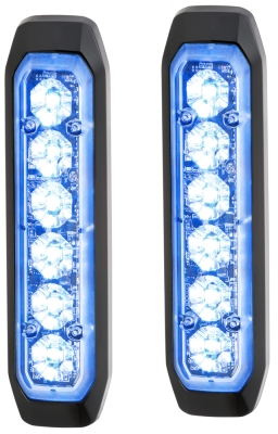 LED-Strobe-type Beacon - BST-Slim - 12/24V - Blue - Image 2