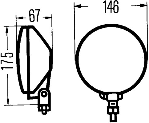 Halogen-Warning Light - 12/24V - Blue - Image 3