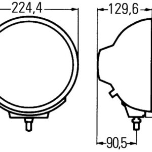 Halogen-Spotlight - Luminator Chromium - 24/12V