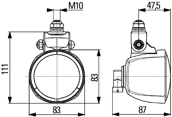 Halogen-Worklight - Modul 70 - 12V - Image 6