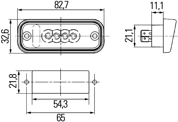 Licence Plate Light - LED - 12V - Image 6
