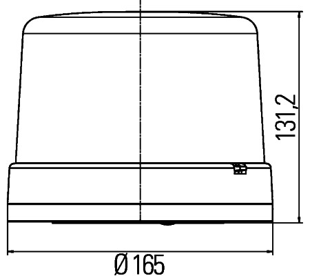 LED-Rotating Beacon - KL 7000 - 12/24V - yellow (amber) - Image 7