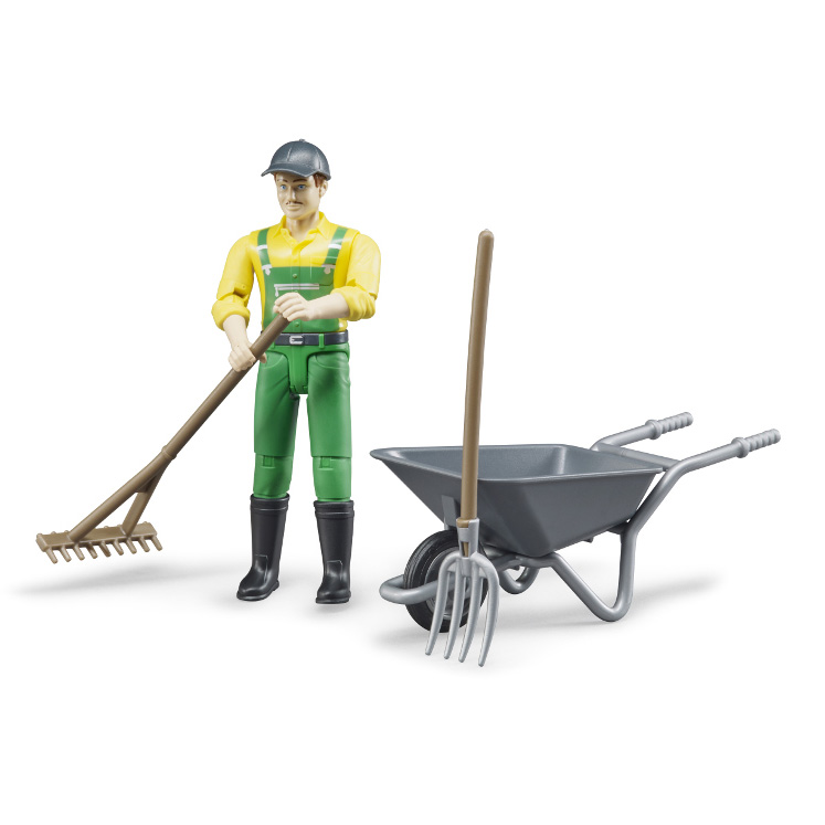 Bruder 62610 Farmer Figure Set - Image 2