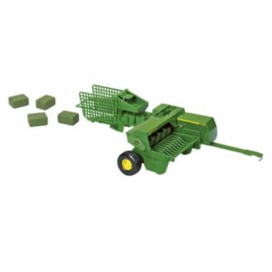 JOHN DEERE SQUARE BALER 348 INCL. FOUR BALES