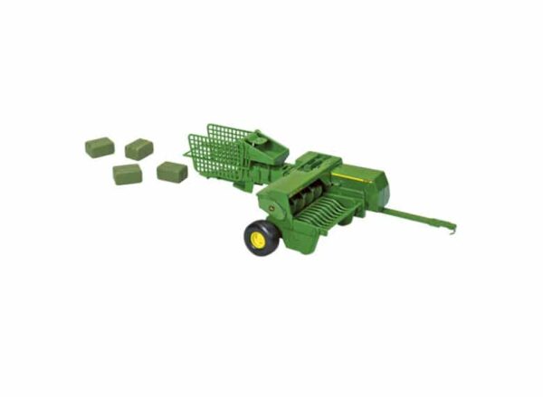 JOHN DEERE SQUARE BALER 348 INCL. FOUR BALES