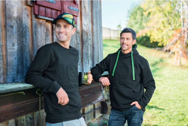 BLK EMBOSSED HOODY (image 3)