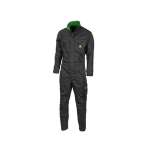 John Deere Adults Overalls in Black with Zip Fastening - MCS1036910